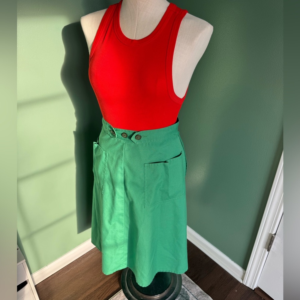 Vintage green skirt